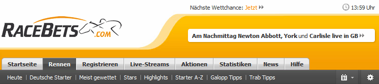 www.racebets.com/de Pferdewetten – Bewertung und Test