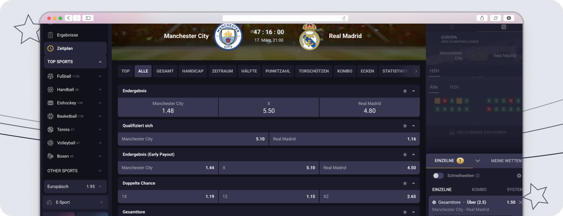 RollXO bietet ein aufgeräumtes Design