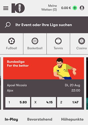 10bet Erfahrungen – Mobil