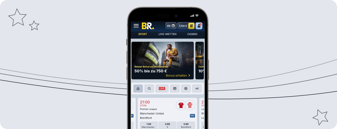 Ausgereift & ansehnlich: Die BetRepublic App