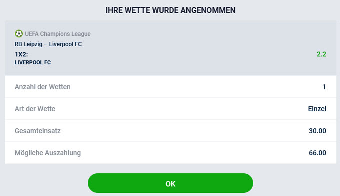 20BET Wette