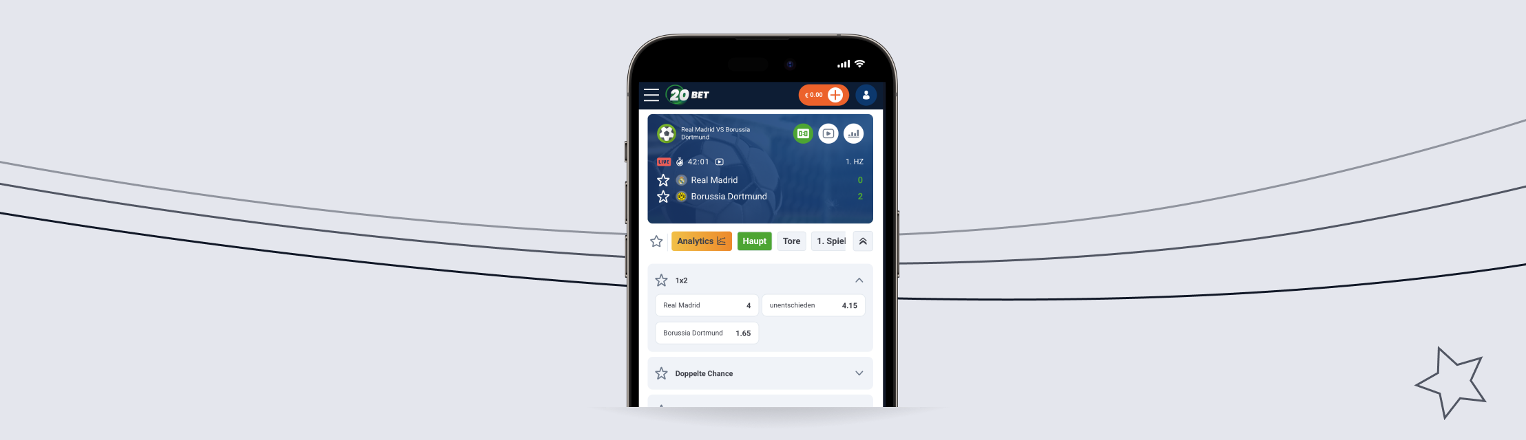 20bet App-(Livewetten)