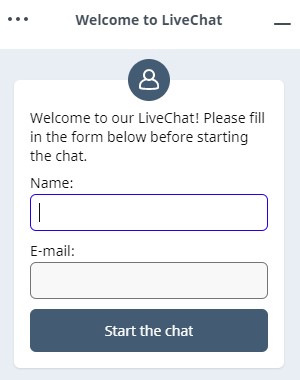 Live Chat bei 20BET