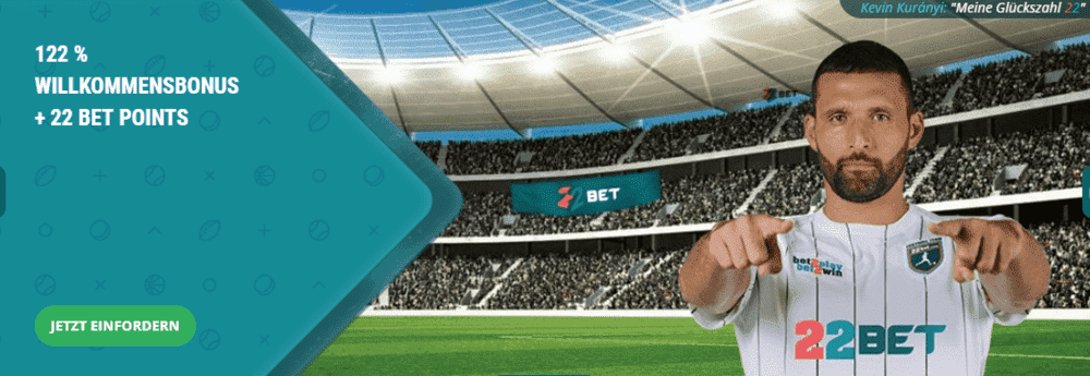 22bet Bonus