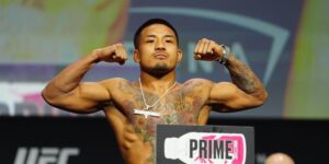 Joshua Van on the scale