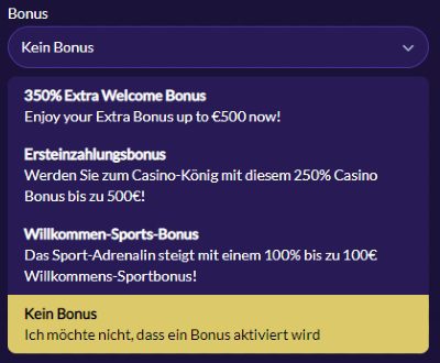 Willkommensbonus im 4Kasino aktivieren