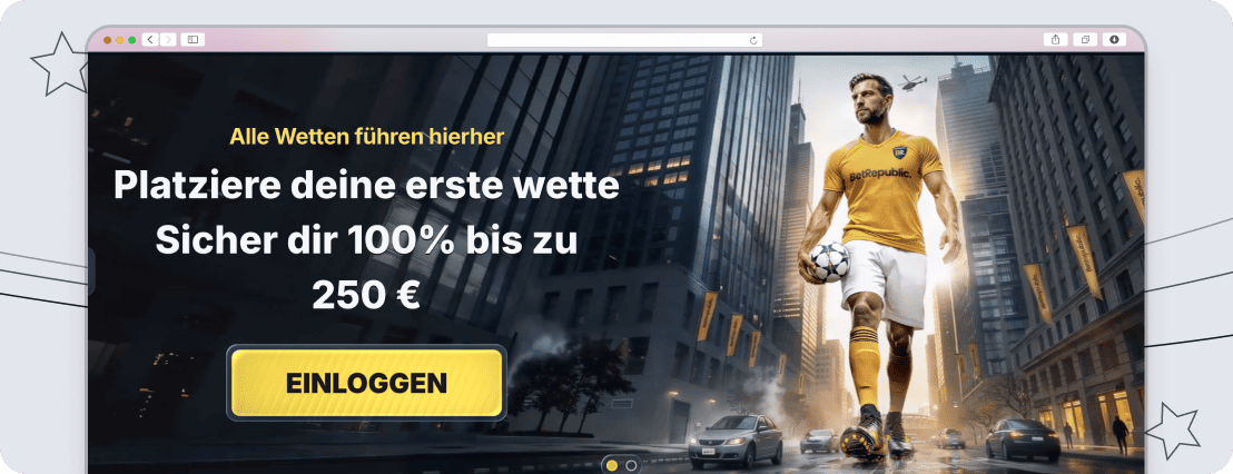 BetRepublic Willkommensbonus