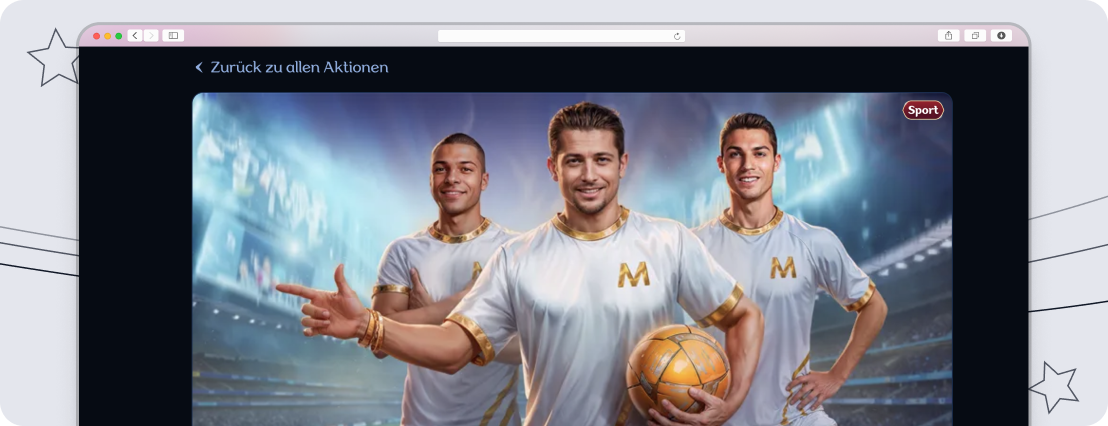 Millioner Willkommensbonus