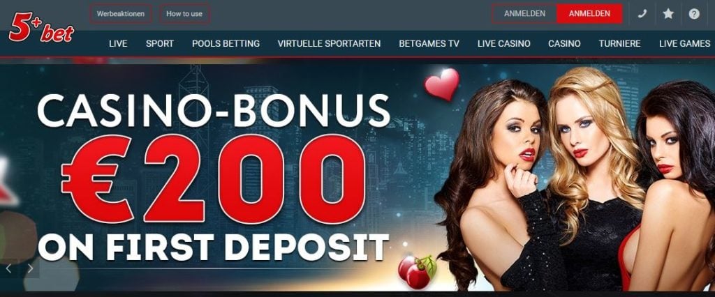 5Plusbet Casinobonus