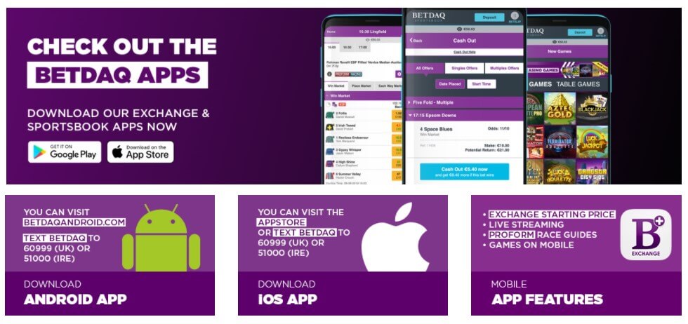 Mobiles Angebot von BETDAQ