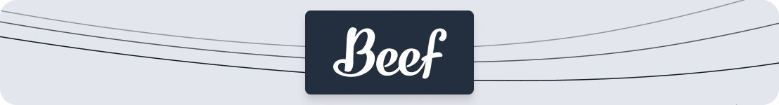 Beef Logo Banner