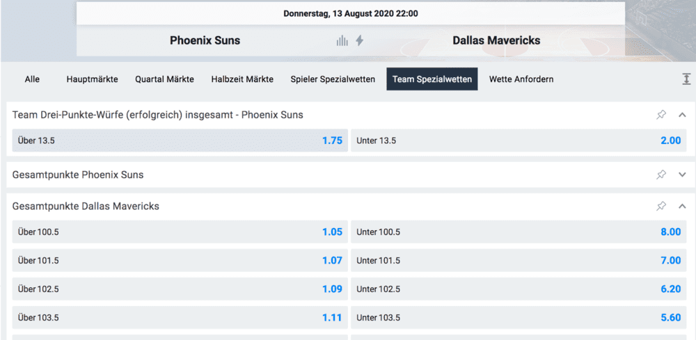 Betano nba wetten ahc - asian handicap