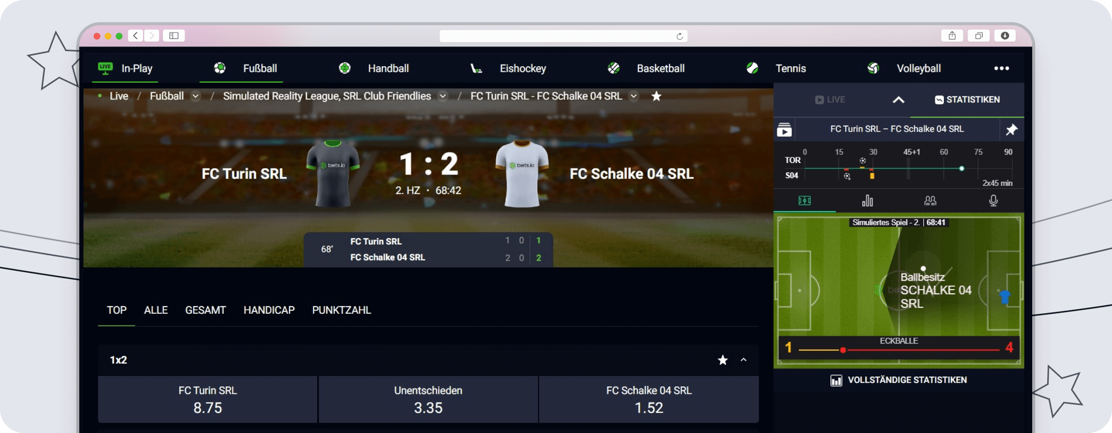 Bets.io Livewetten