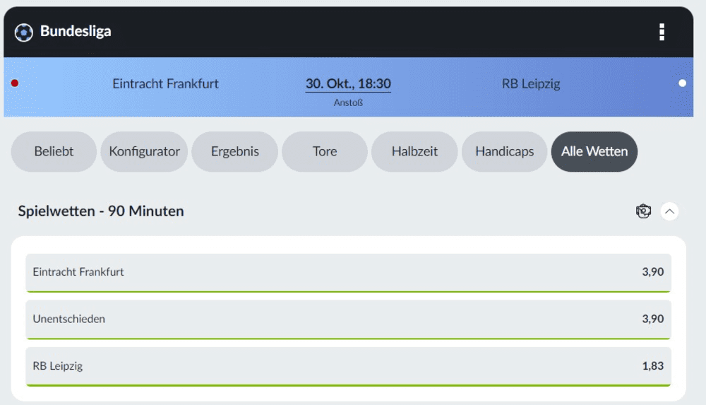 Bildbet Sportwetten - Wettanbieter mit PayPal