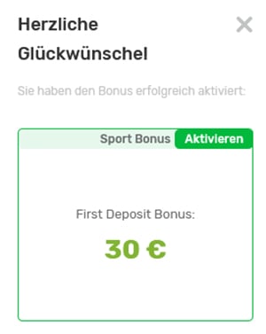 CampoBet Erfahrungen – Bonus aktiviert