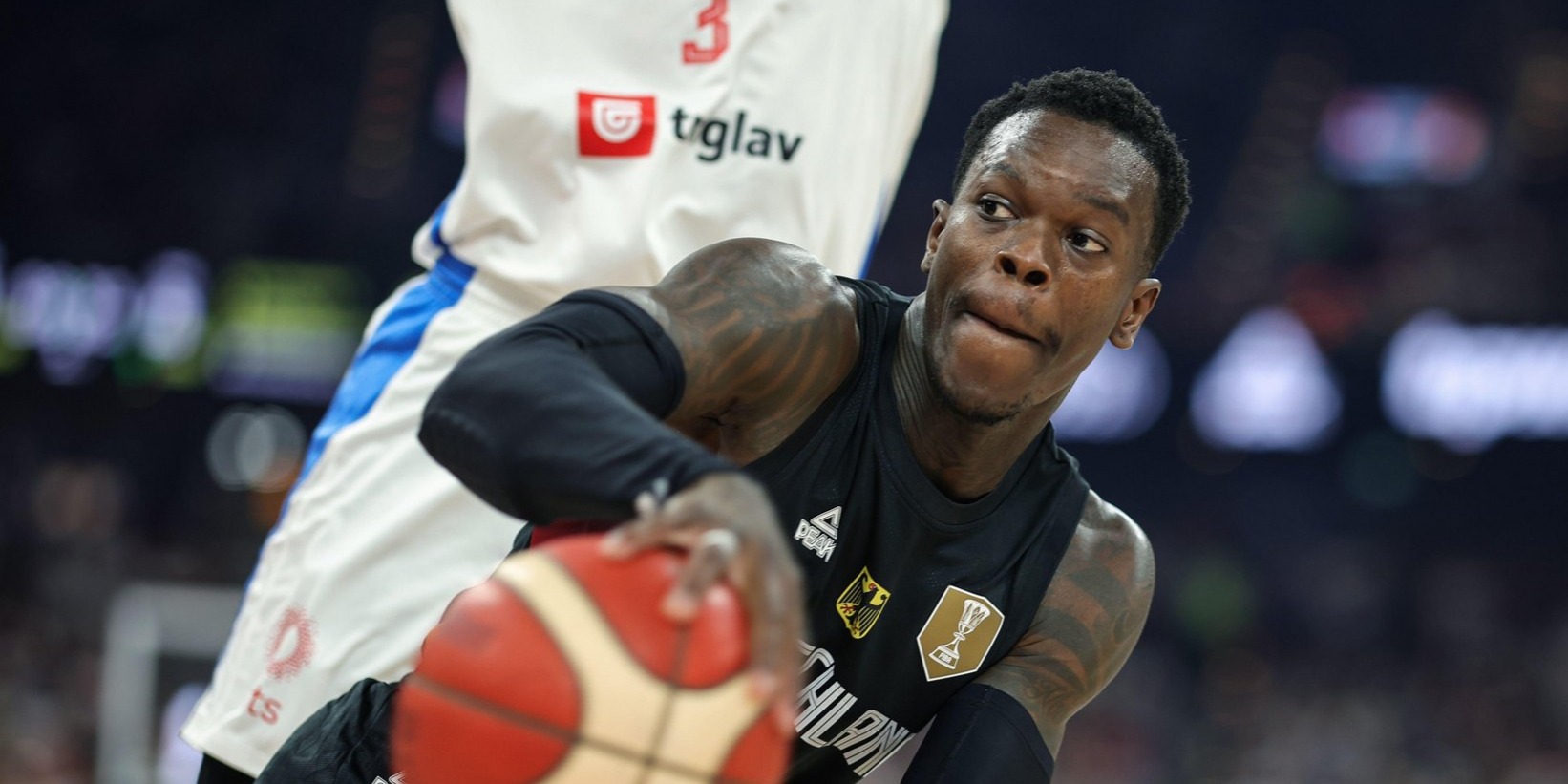 Dennis Schröder im Einsatz für das deutsche Basketball-Nationalteam
