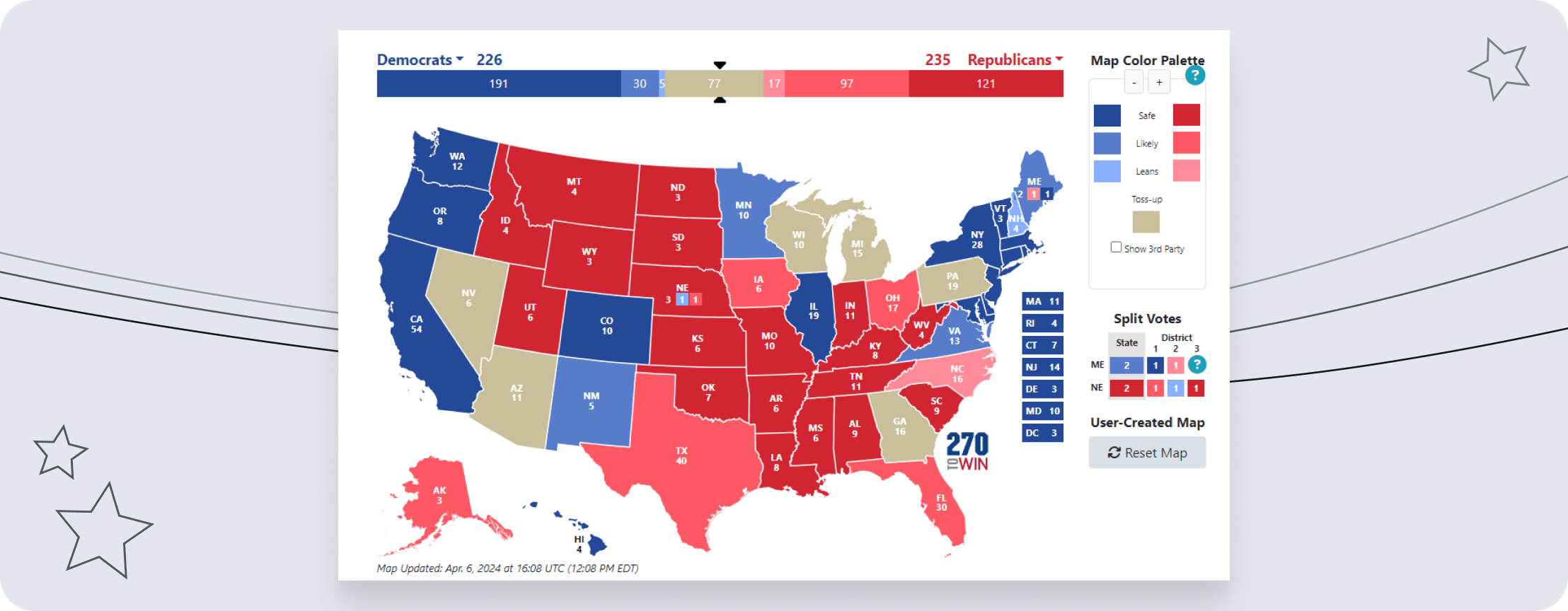 Us Wahl Map 2024 Desktop