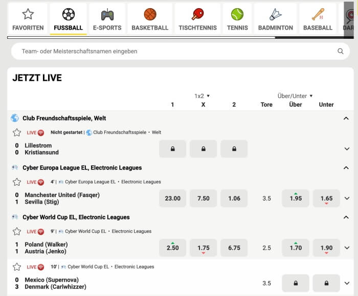 FezBet Sportwetten Erfahrungen – Livewetten