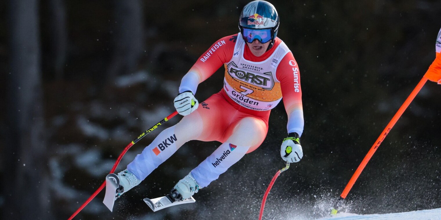 Franjo von Allmen auf der Skipiste