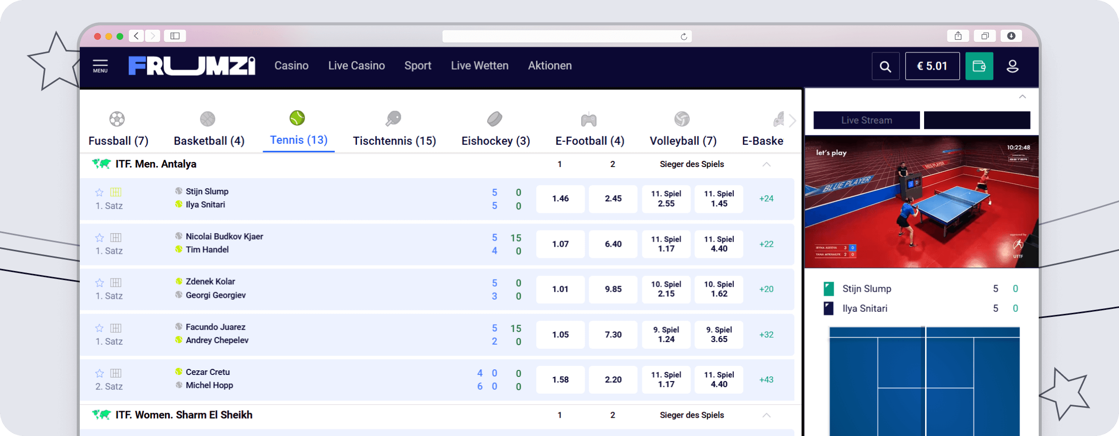 Frumzi Livewetten