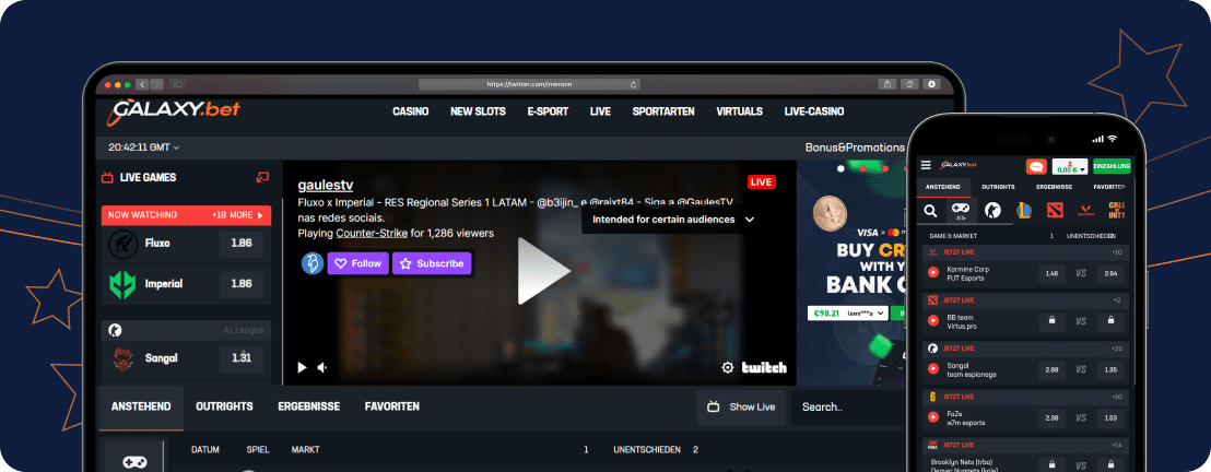 Galaxy.bet E-Sport Wetten