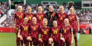 Ein Teamfoto des deutschen Frauen-Nationalteams
