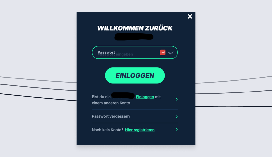 Handyrechnung Schritt 2 - Playzilla Einloggen