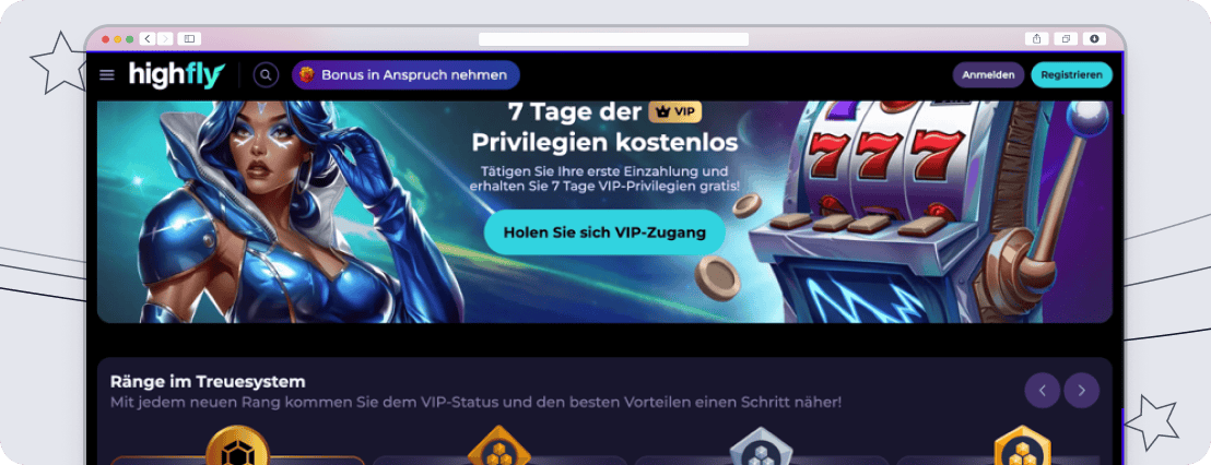 Highflybet Screenshot Bonus Desktop 3