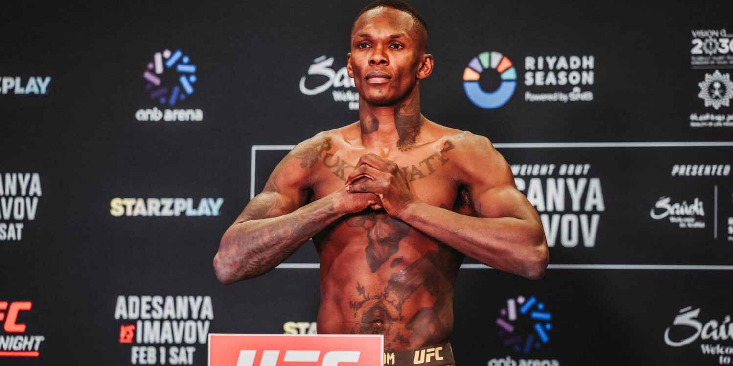 Israel Adesanya vor einem UFC-Kampf