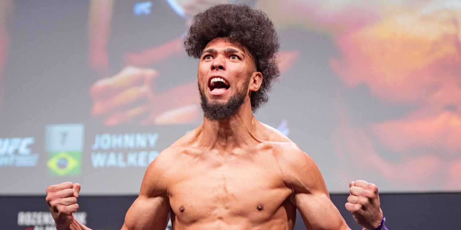 Johnny Walker vor seinem letzten UFC Kampf