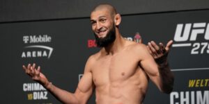 Khamzat Chimaev vor einem UFC Kampf