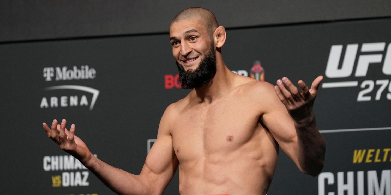 Khamzat Chimaev vor einem UFC Kampf