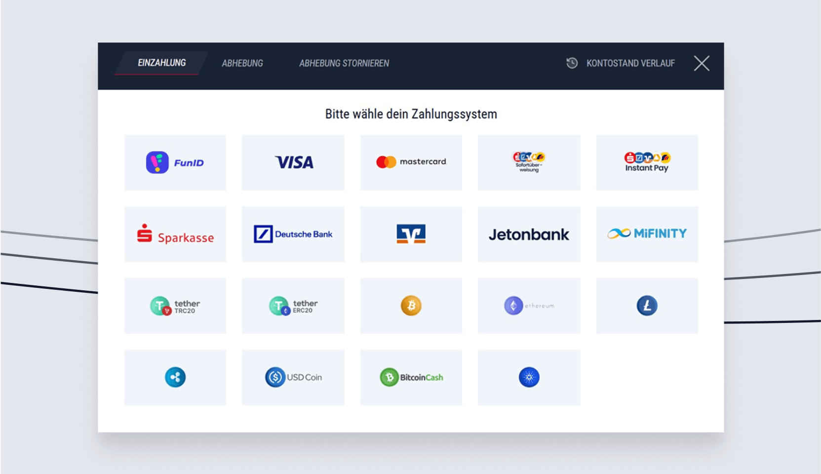 Klarna Schritt 2 Übersicht