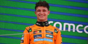 Lando Norris lächelt nach dem F1 Rennen