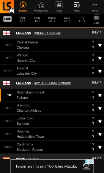 LiveScore.com – Mobile App