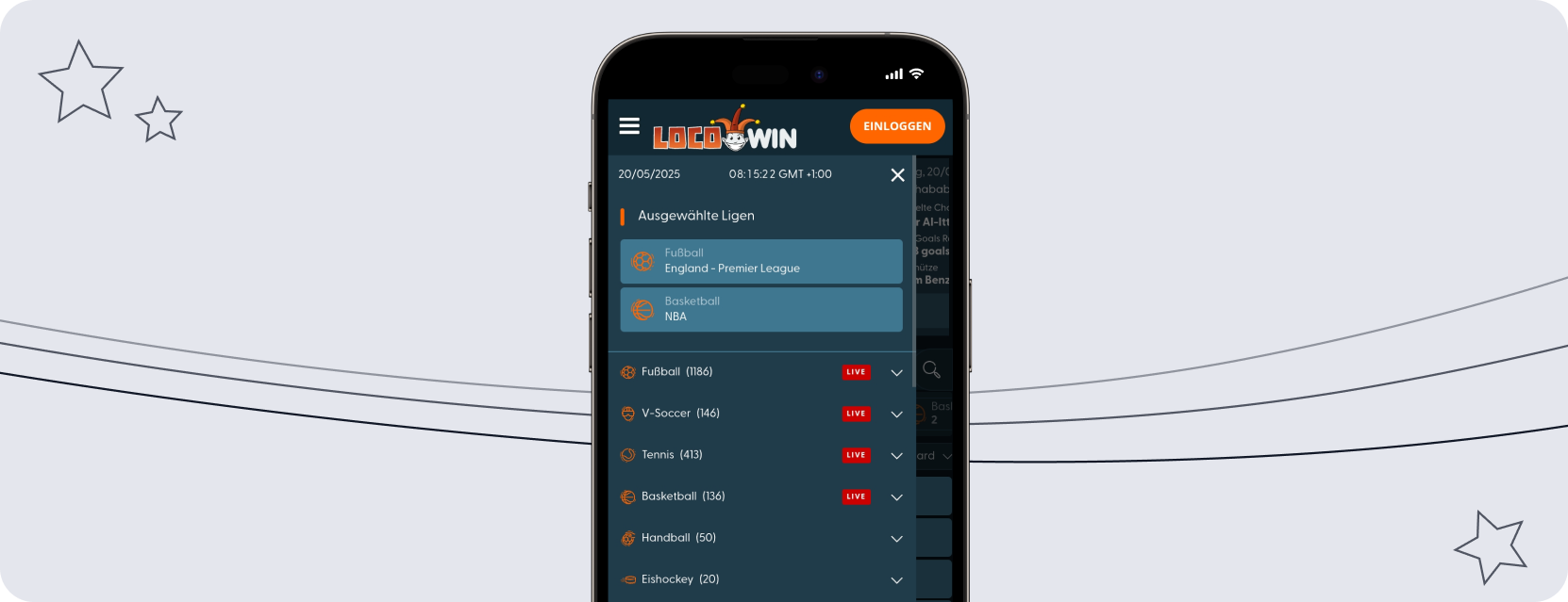 Locowin App - mobile