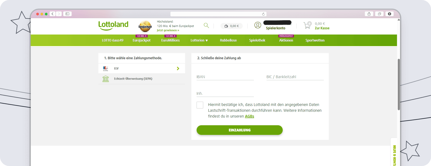 Lottoland Einzahlungsmethoden