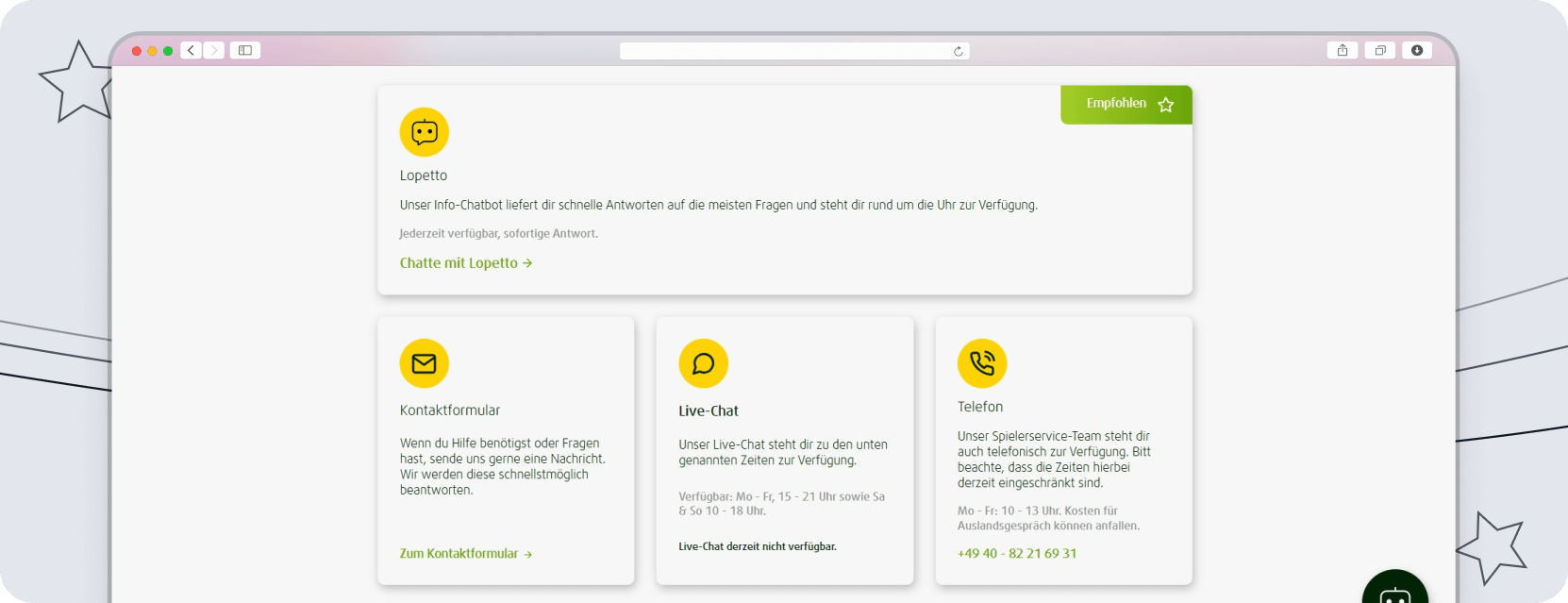 Lottoland Kundenservice