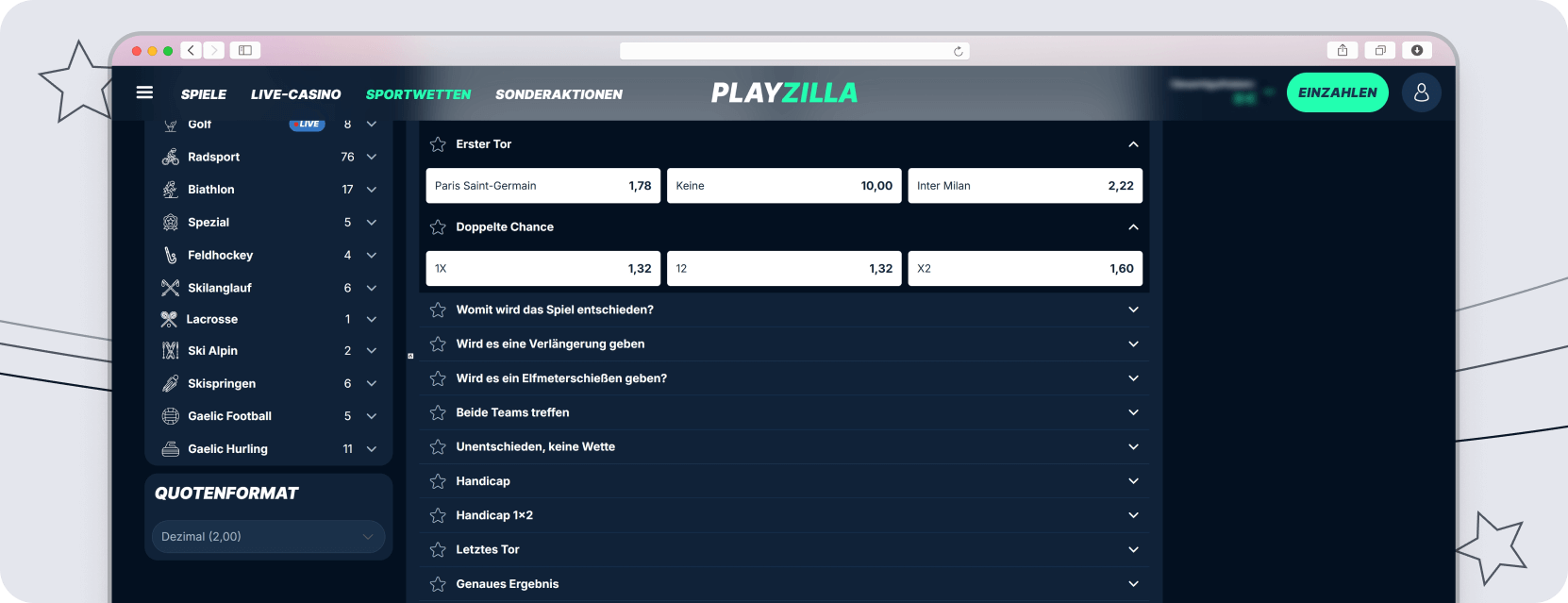 Matched Betting Playzilla Doppelte Chance