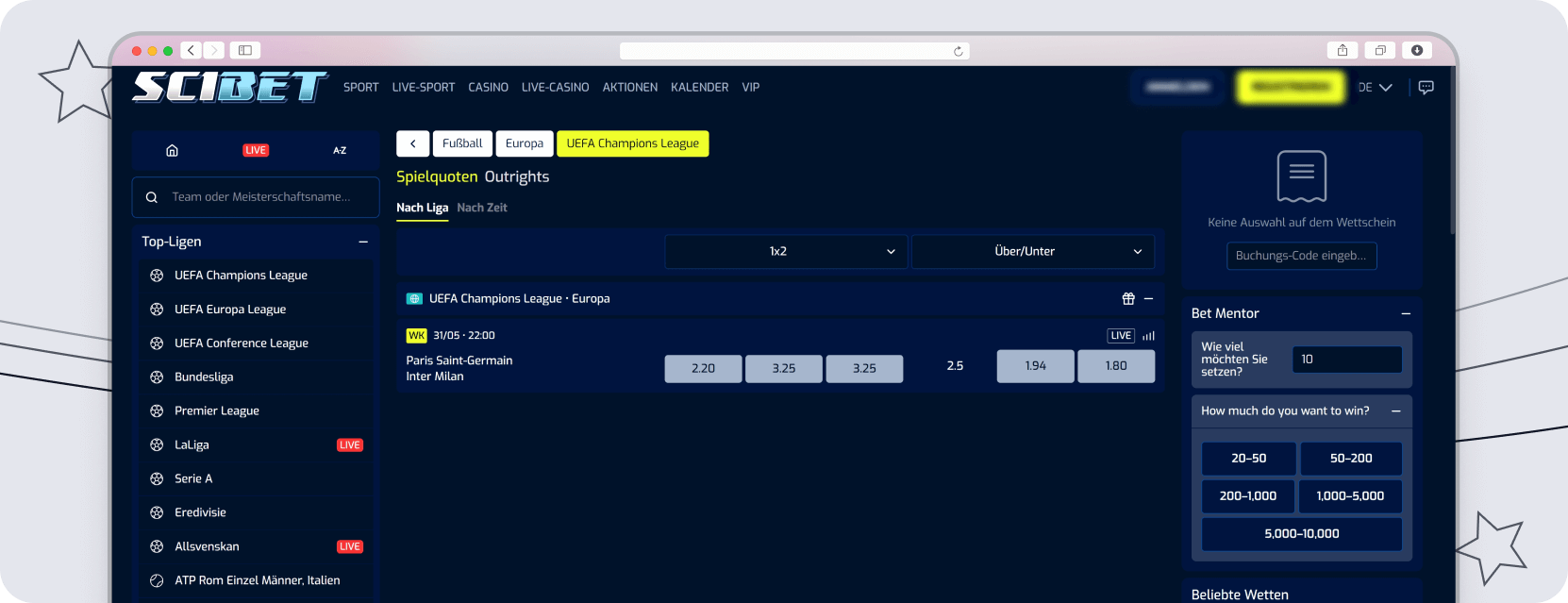 Matched Betting Scibet