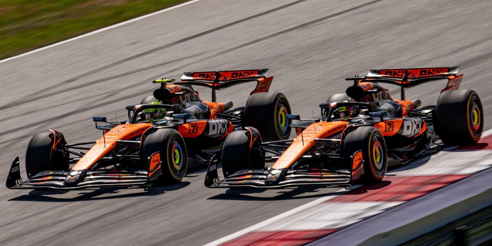 Oscar Piastri und Lando Norris im Duell beim GP von Österreich