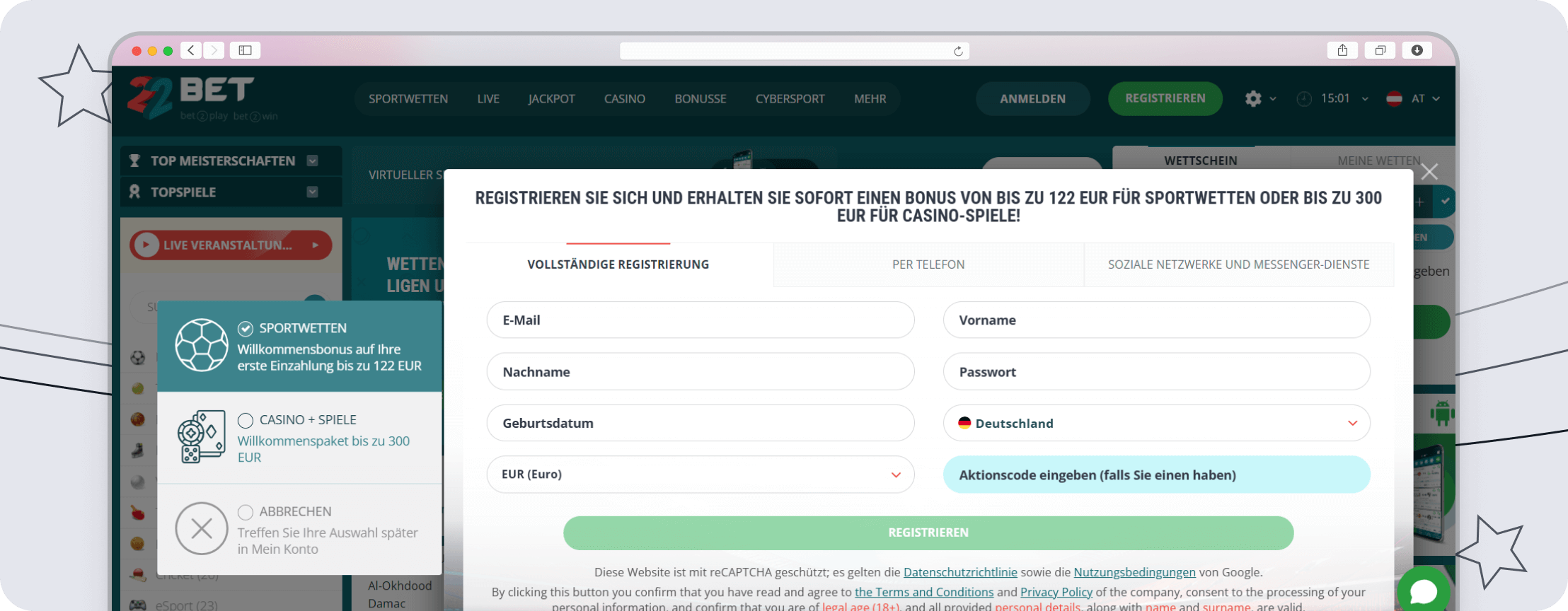 Monero Registierung