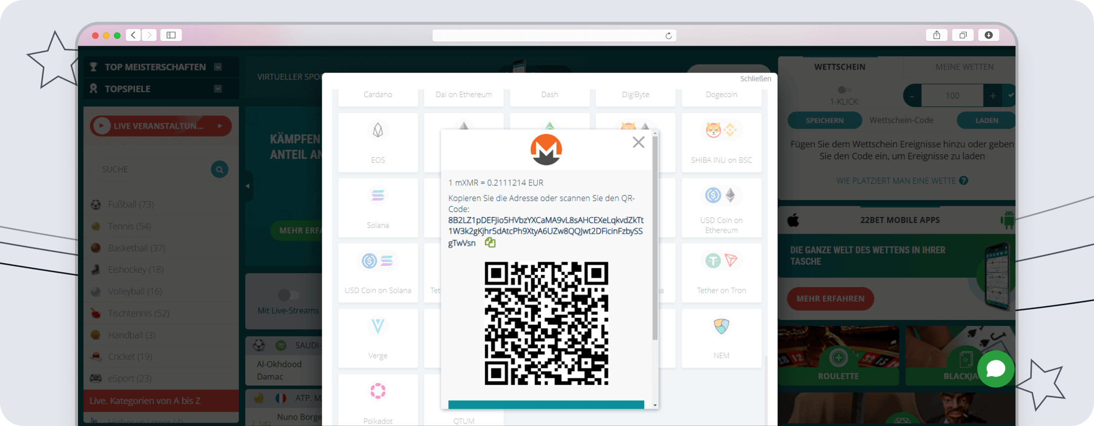 Monero Uberweisung
