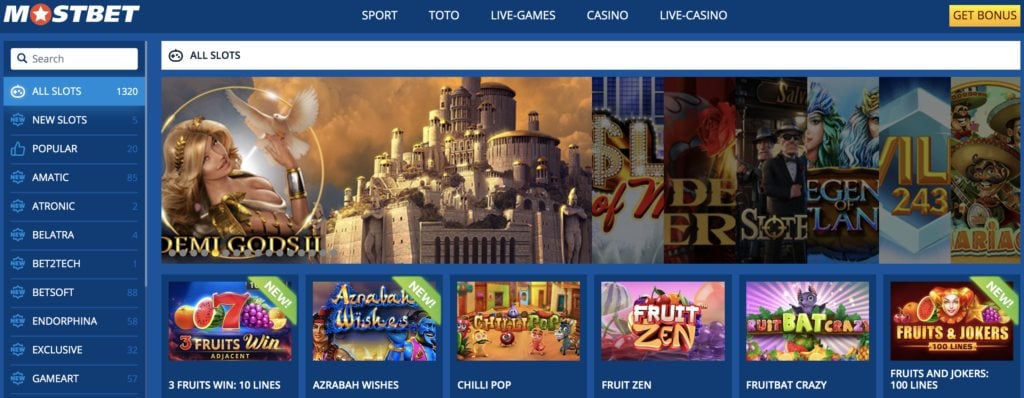 MostBet Casino