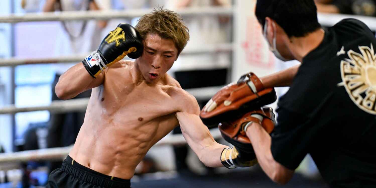 Naoya Inoue im Training