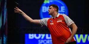 NIko Springer beim Grand Slam of Darts 2025