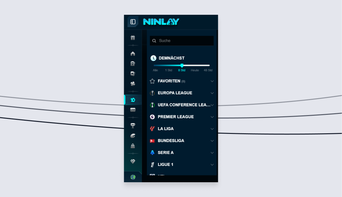 Ninlay Schritt 4 - Livewetten Schieber