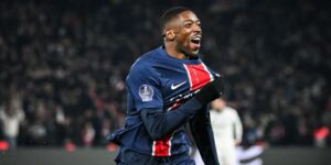 Ousmane Dembele jubelt