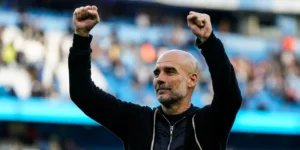 Pep Guardiola als Trainer von Manchester City