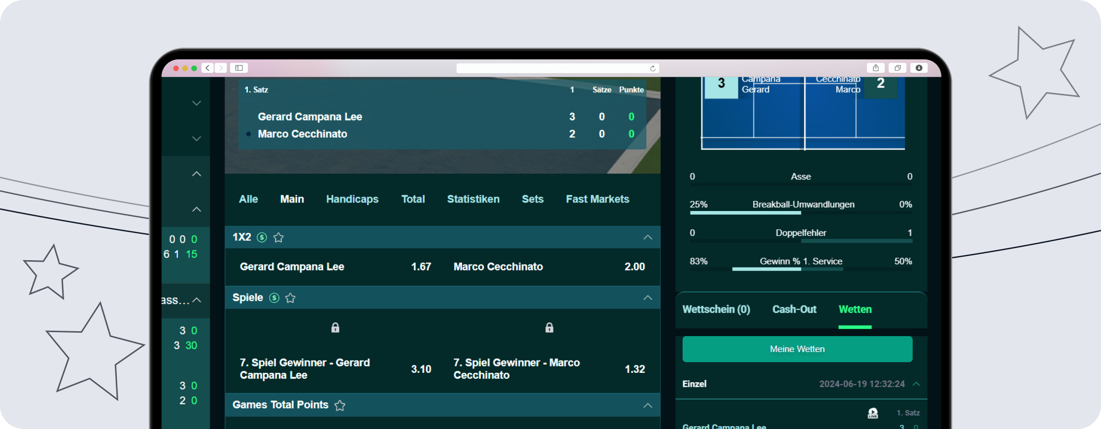 Platzierte Livewette bei Play.io Sportwetten